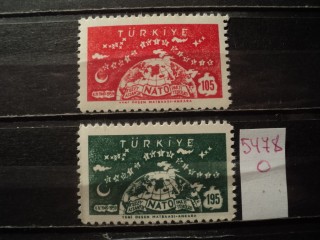 Фото марки Турция серия 1959г **