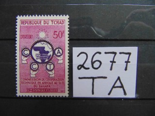Фото марки Французский Чад марка 1960г **