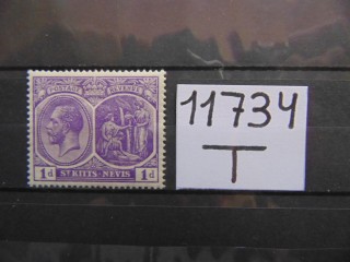 Фото марки Британский Невис 1920г *