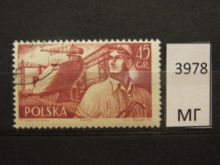 Фото марки Польша 1956г