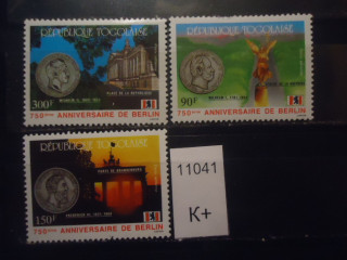 Фото марки Того 1987г (5,5€) *