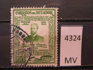 Фото марки Эквадор 1956г