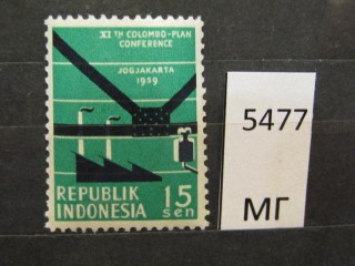 Фото марки Индонезия 1959г *