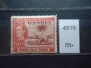 Фото марки Брит. Гамбия 1938г *