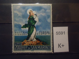 Фото марки Сан Марино 1966г **