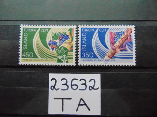 Фото марки Исландия серия 1982г **