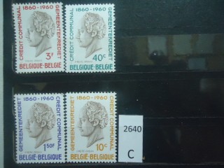 Фото марки Бельгия 1960г серия **