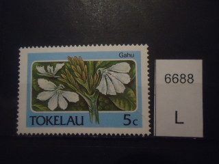 Фото марки Токелау острова 1987г **