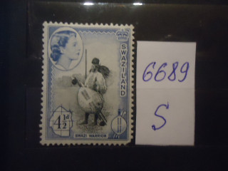 Фото марки Брит. Свазиленд 1954г *
