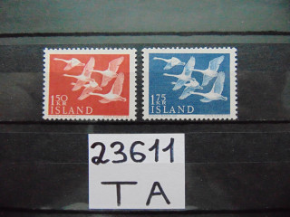 Фото марки Исландия серия 1956г **