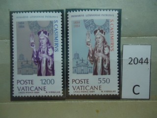 Фото марки Ватикан 1984г серия **