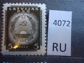 Фото марки Латвия 1940г **