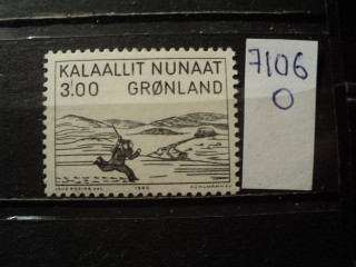 Фото марки Гренландия 1980г **