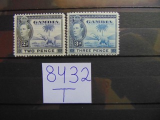 Фото марки Британская Гамбия 1938г *