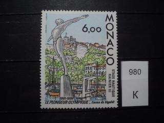 Фото марки Монако 1986г **
