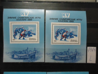 Фото марки СССР 1988г блоки ( 