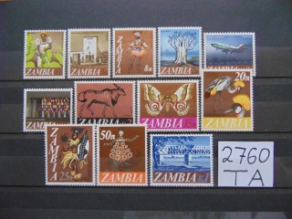 Фото марки Замбия серия 1968г **