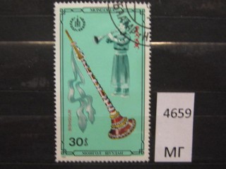 Фото марки Монголия 1986г