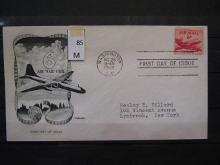 Фото марки США 1949г FDC (первый день гашения)