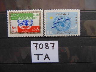 Фото марки Иран серия 1963г *