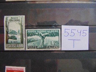 Фото марки Италия серия 1951г **