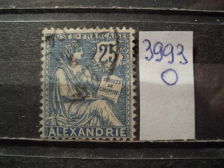 Фото марки Франц. Александрия 1902г