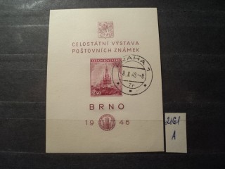 Фото марки Чехословакия блок 1946г