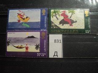 Фото марки Сейшельские острова 1971г *