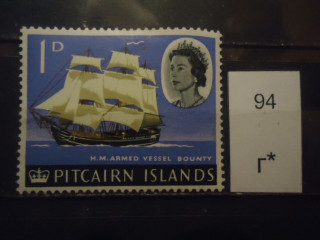Фото марки Питкерн острова 1964г *