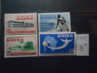 Фото марки Нигерия серия 1960г **