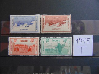 Фото марки Исландия серия 1933г **