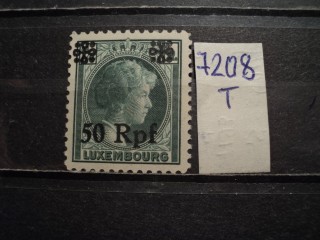 Фото марки Герман. оккуппация Люксембурга 1940г **