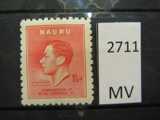 Фото марки Науру 1937г *