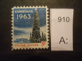 Фото марки США 1963г **