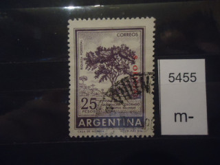 Фото марки Аргентина надпечатка