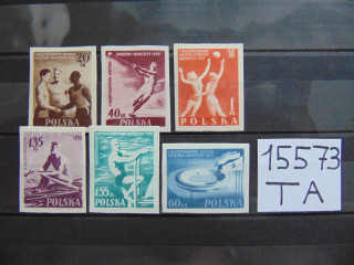 Фото марки Польша серия 1955г *