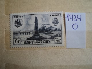 Фото марки Франция 1947г *