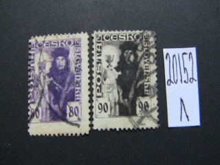 Фото марки Чехословакия 1920г серия