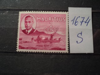 Фото марки Маврикий 1951г *