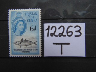 Фото марки Британский Тристран Да Кунья 1960г **