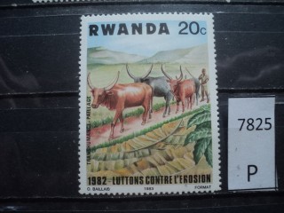 Фото марки Руанда 1983г **