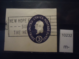 Фото марки США вырезка из конверта