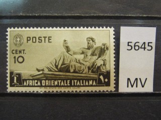 Фото марки Итальянская Восточная Африка 1938г *