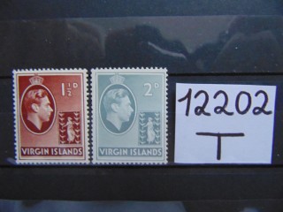 Фото марки Британские Виргинские острова 1938г **