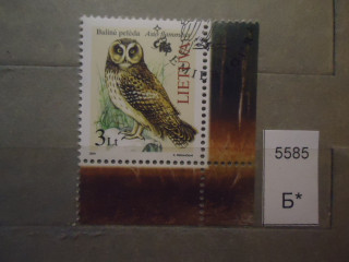 Фото марки Литва 2006г с купоном