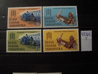 Фото марки Восточная Африка серия 1963г **