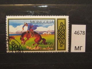 Фото марки Монголия 1987г
