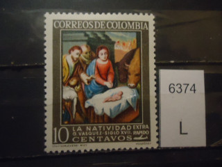 Фото марки Колумбия 1962г **