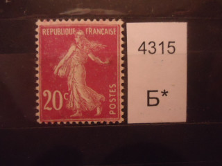 Фото марки Франция 1903г **