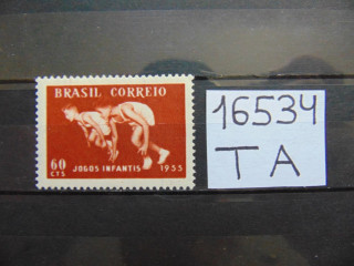 Фото марки Бразилия марка 1955г **